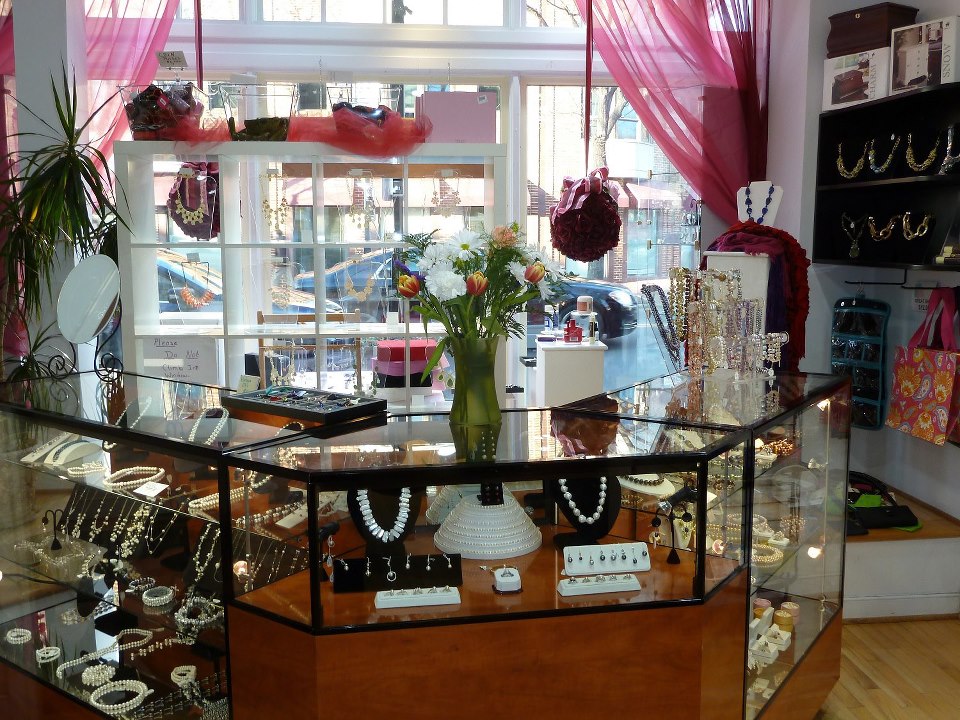 Fine Jewelry and gifts showcase in our Old Town Alexandria Store 